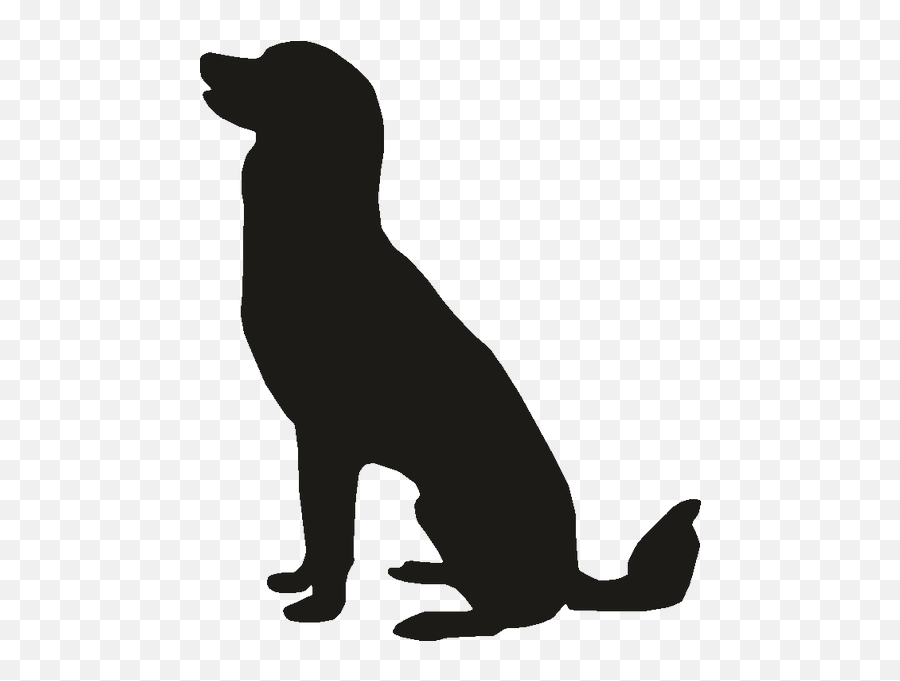 Pet Sitting Labrador Retriever Puppy - Free Golden Retriever Silhouette Sitting Transparent Emoji,Beagle Emoji