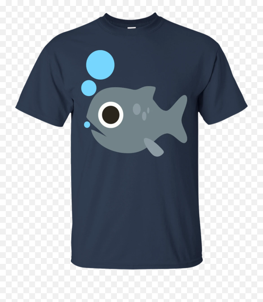 Fish Blowing Bubbles Emoji T - Shirt U2013 That Merch Store Turn Coffee Into Code,Fb Thinking Emoji