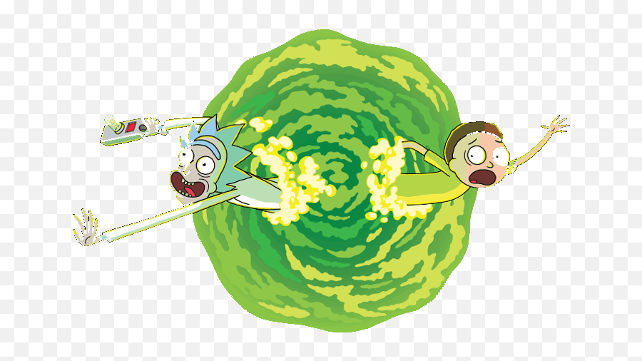 Top Rick Green Stickers For Android U0026 Ios Gfycat - Iphone Rick And Morty Portal Emoji,Rick And Morty Emoticons