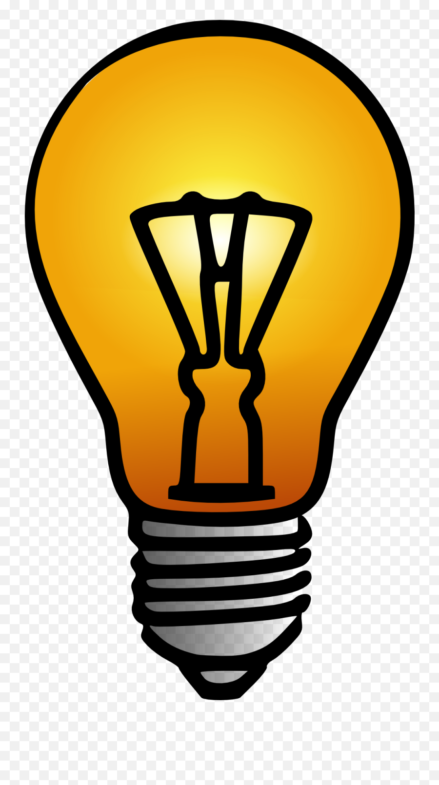 Light Bulbs Free Clipart Images - Light Bulb Clip Art Emoji,Lightbulb Emoji