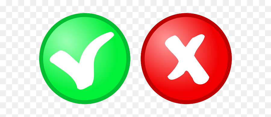 Red Cross Mark Png Transparent Images - Simbolo Positivo Y Negativo Emoji,Red X Emoji