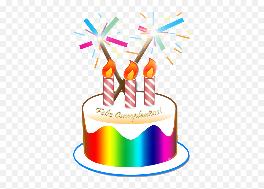 Lgbt Torta Cumple - Feliz Cumpleaños 3 Añitos Emoji,Birthday Cake Emojis