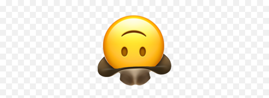 Upsidedown Face Cowboy Hat Emoji Emoji Upsidedown Cowbo - Cartoon,Upside Down Emoji