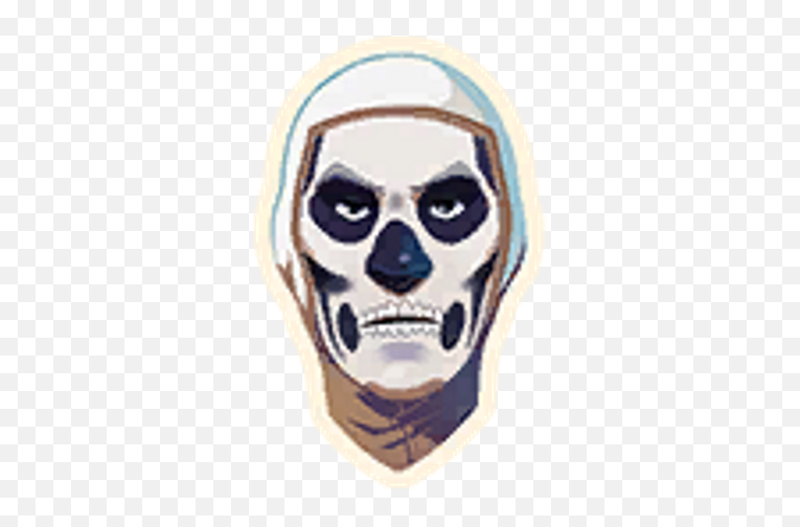 Fortbyte 03 - Fortnite Skull Trooper Emoji,Fortnite Emoji