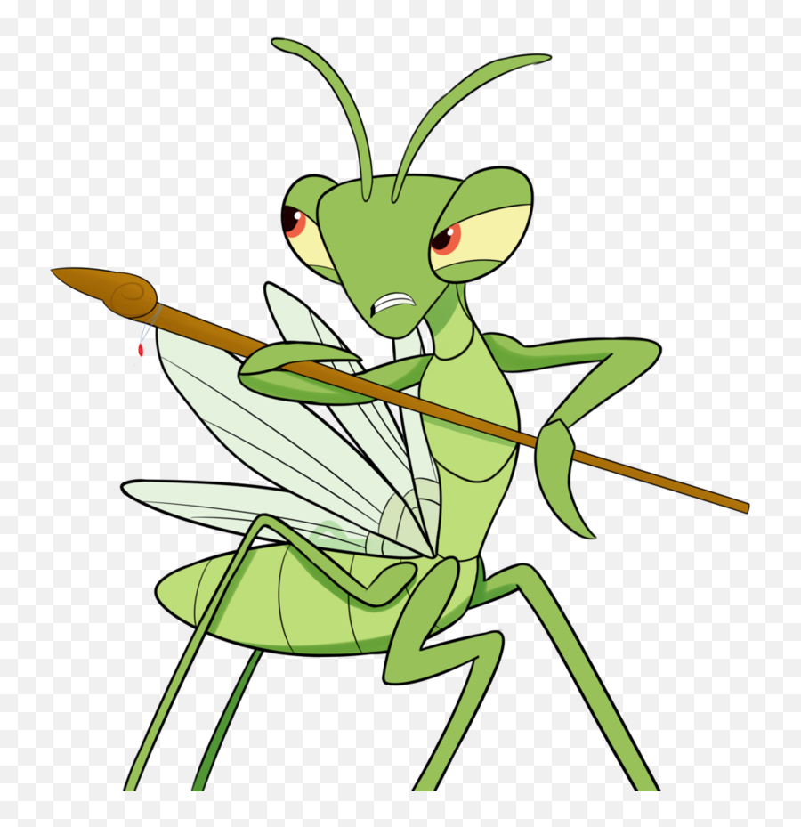 Grasshopper Clipart Praying Mantis - Cartoon Emoji,Praying Mantis Emoji