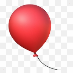 Balloon Emoji Balloon Emoji Emoticon Iphone Iphonee - Red Balloon Emoji Png,Balloon Emoji