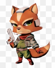 Top Starfox Krystal Fox Stickers For - Transparent Gif Emoji
