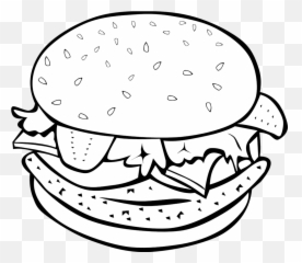 Fast Food Lunch - Hamburger Clip Art Emoji,Chicken Dinner Emoji