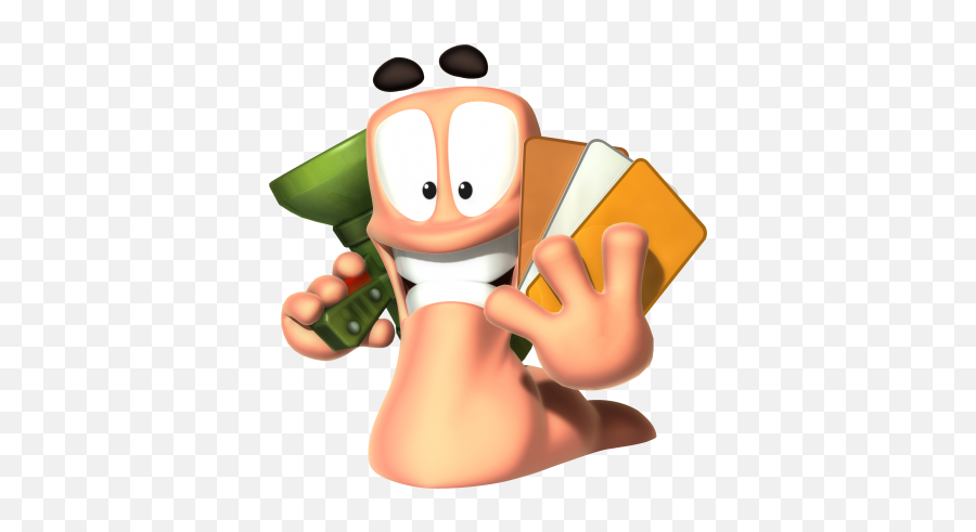 Worms Game Png - Worms 3 Emoji,Thinking Rope Emoji