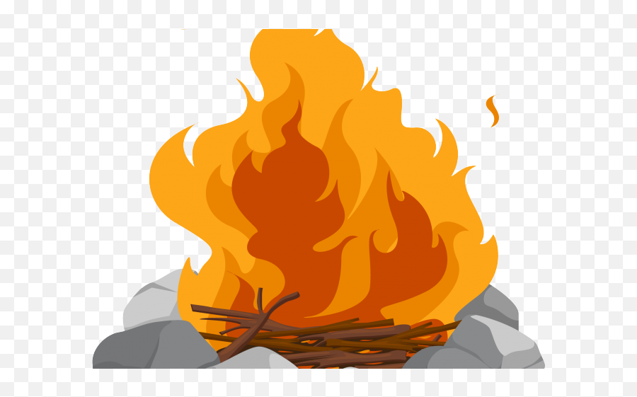 Download Hd Campfire Clipart Fire Ring - Campfire Clipart Png Emoji,Is There A Campfire Emoji