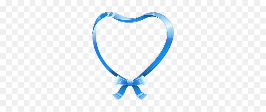Heart Hearts Ribbon Blue Daddybrad80 - Heart Emoji,Heart With Blue Ribbon Emoji
