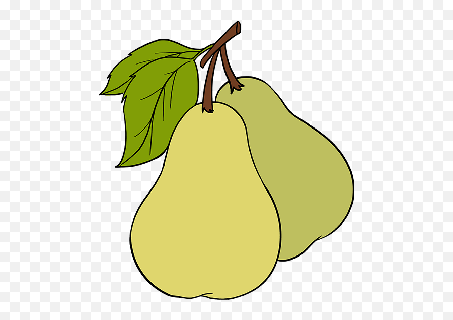 How To Draw Pears - Pears Drawing Emoji,Pear Emoji