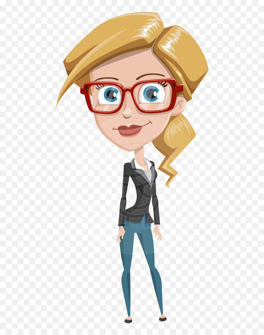 Proud Clipart Smart Girl Proud Smart Girl Transparent Free - Blonde Girl With Glasses Clipart Emoji,Blonde Girl Emoji