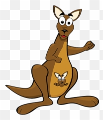 Kangaroo Clipart At Getdrawings - Cartoon Kangaroo Emoji,Stingray Emoji