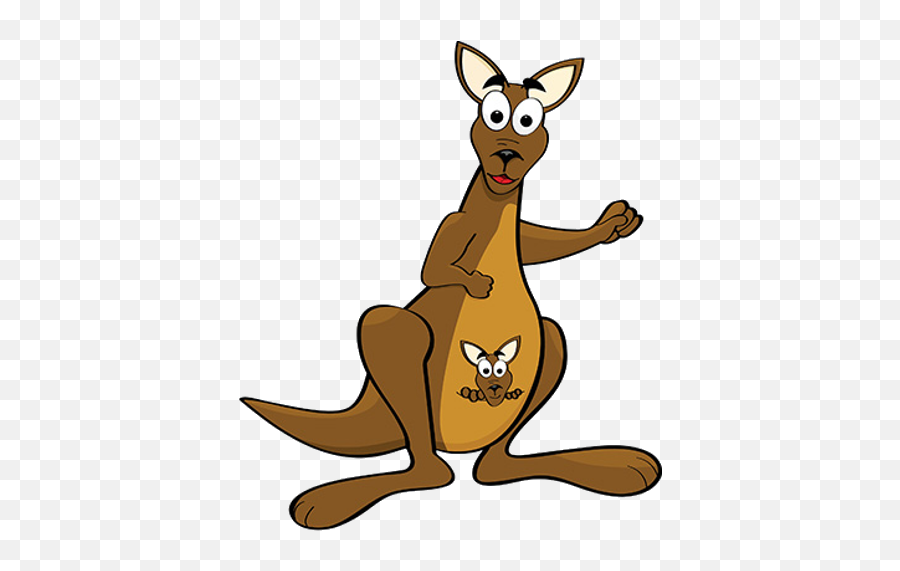 Kangaroo Clipart At Getdrawings - Cartoon Kangaroo Emoji,Stingray Emoji