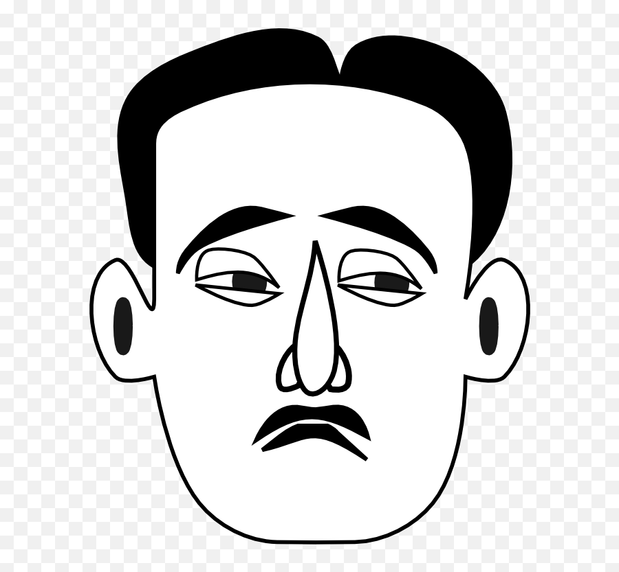 Free Pictures Of Sad People Download Free Clip Art Free - Black And White Face Clip Art Emoji,Old Man Boy Ghost Emoji