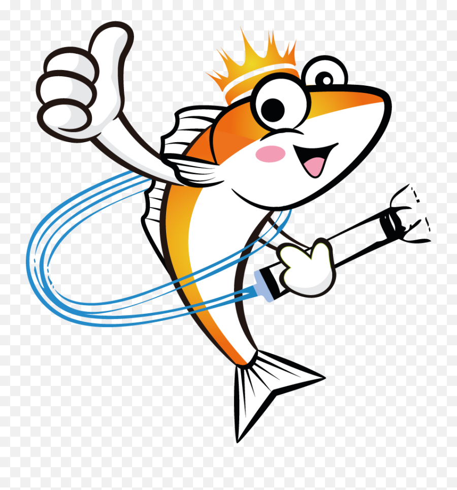 Everyone Deserves The Pleasure Of - Cartoon Fish Thumbs Up Emoji,Pleasure Emoji