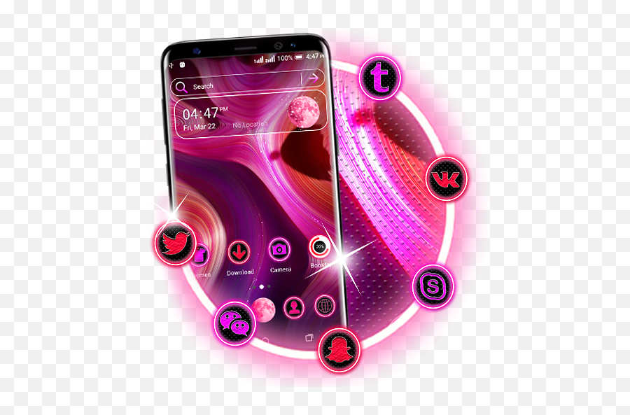 Similar Apps Like Pink Liquid Flow Launcher Theme - Mobile Phone Emoji,Emoticons For Galaxy S4