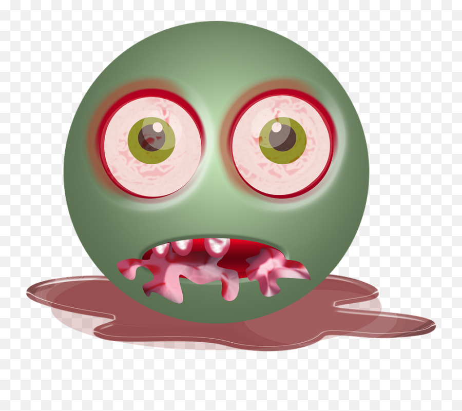 Emoticon Smiley Zombie - Cartoon Emoji,Octopus Emoji