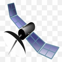 Gps Satellite Clipart - Satellite Clip Art Emoji,Satellite Emoji