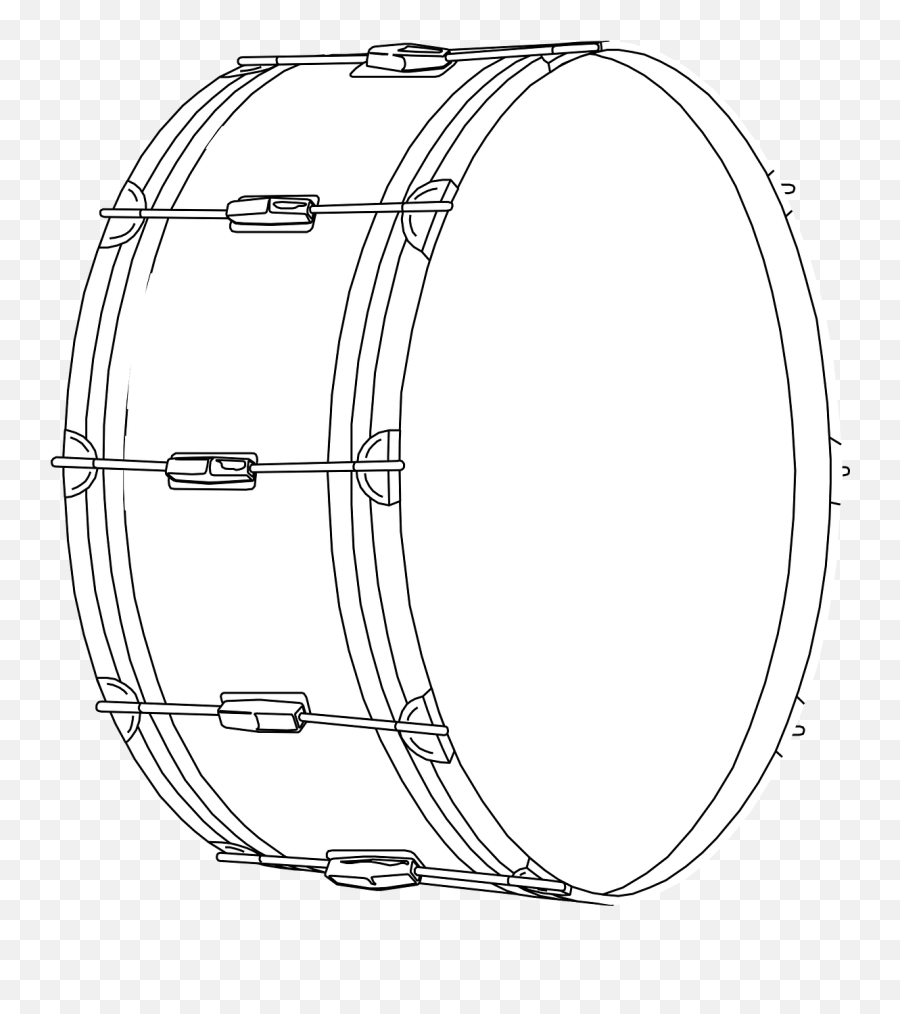 Drumtambourinetimbrelmusicmusical Instrument - Free Draw Bass Drum Emoji,Tambourine Emoji