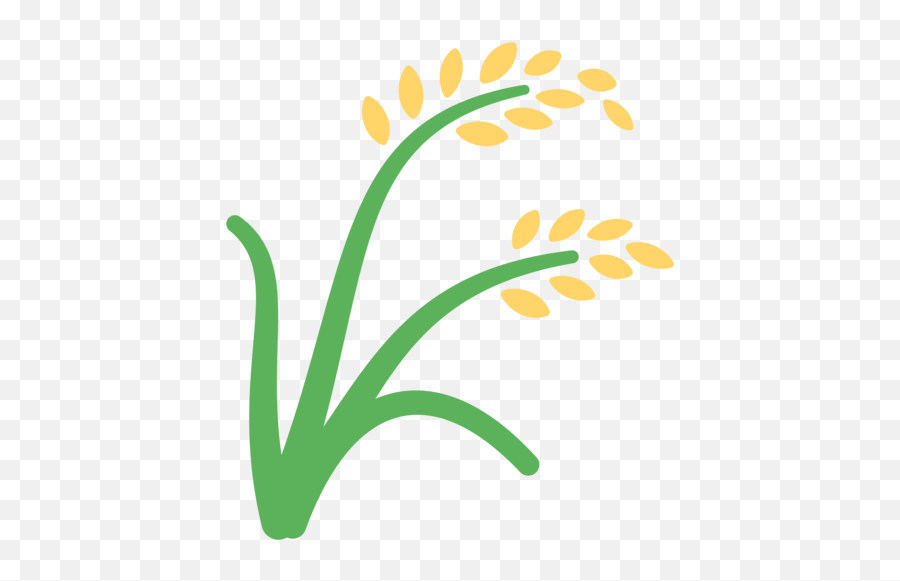 Planta De Arroz Emoji - Planta De Arroz Png,Simbolos Emoji