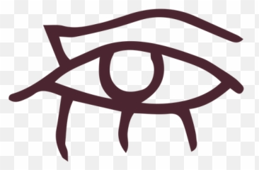 Tears Vector Psd Transparent Png - Egyptian Hieroglyphics Eye Emoji