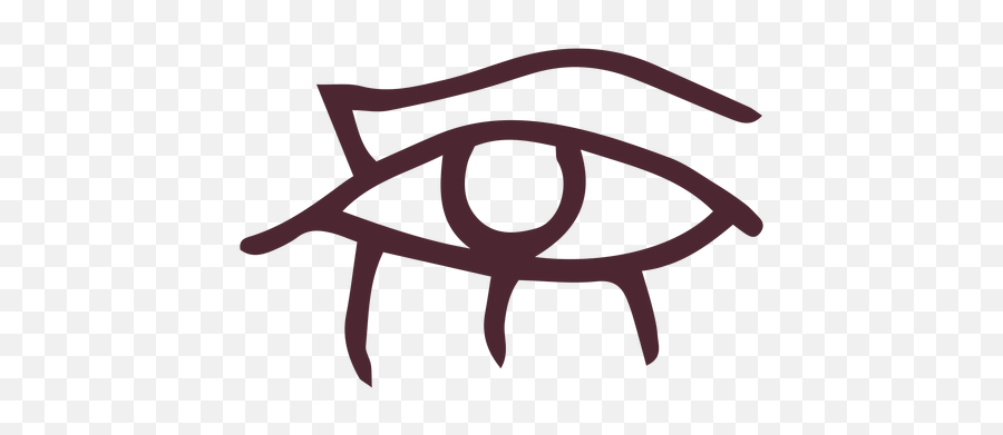 Tears Vector Psd Transparent Png - Egyptian Hieroglyphics Eye Png Emoji,Swirly Eye Emoji