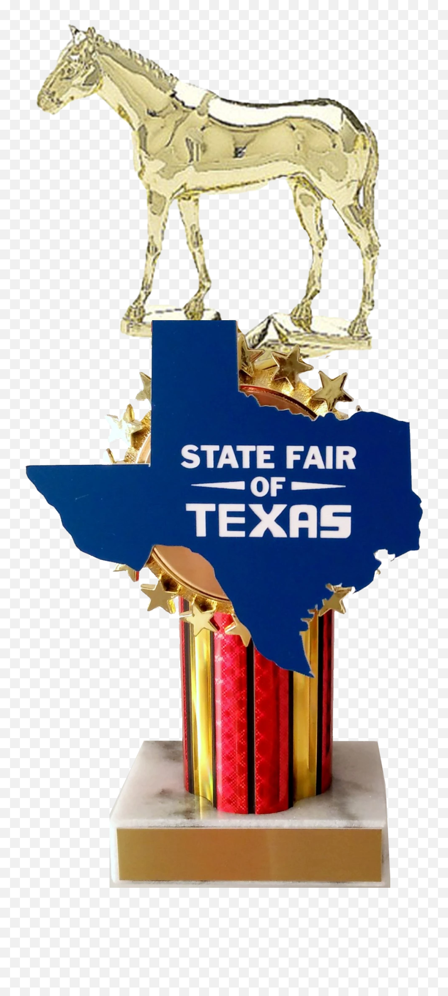 State Fair Horse Trophy With State - Trophy Emoji,Maryland State Flag Emoji