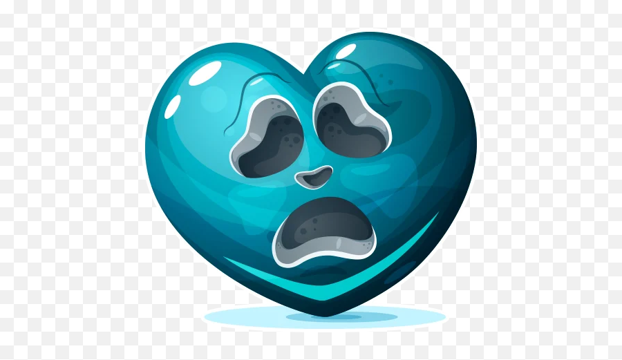 Heart Stickers For Whatsapp - Heart Emoji,Teal Ribbon Emoji