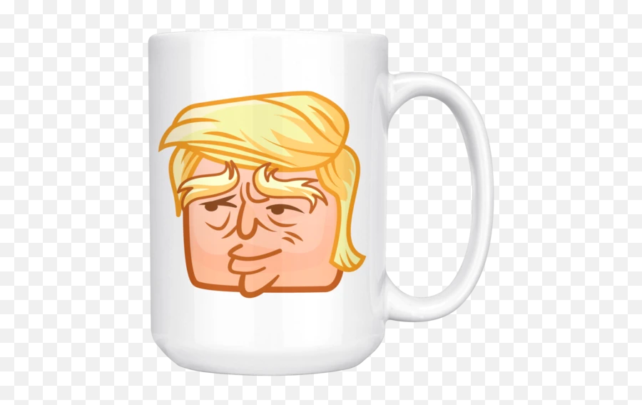 Funny Drinkware - Serveware Emoji,Trump Emoji