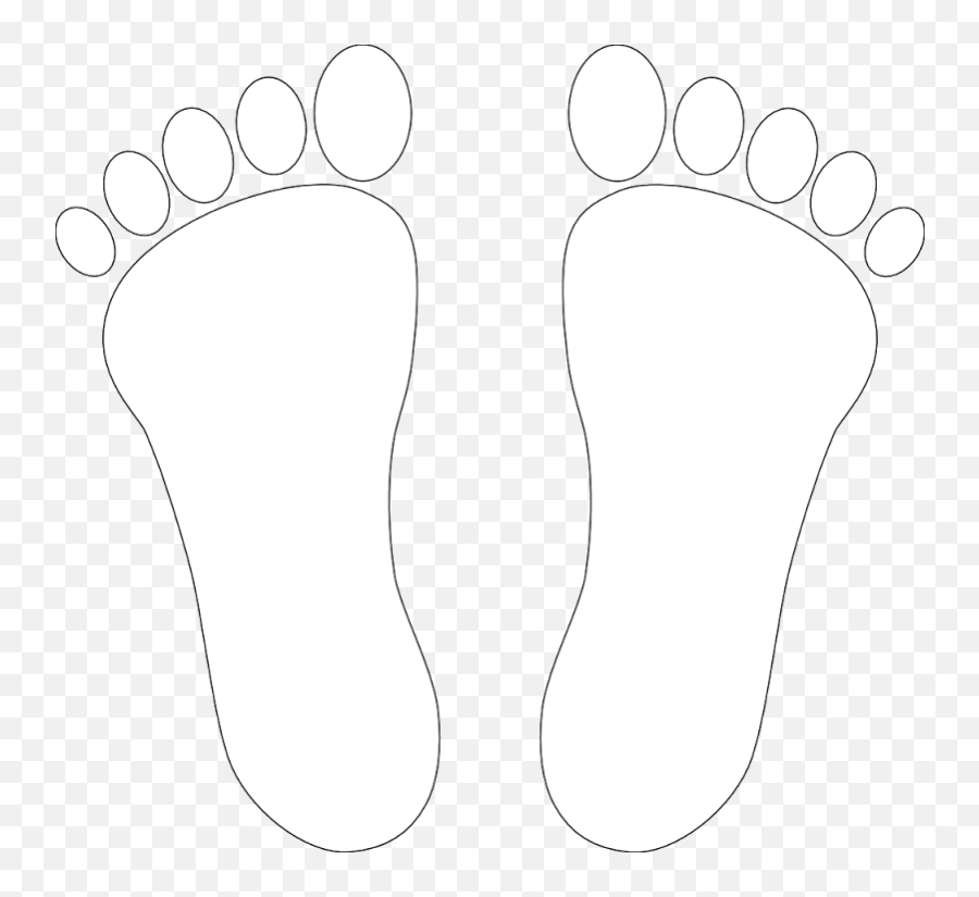 Feet Clipart Left Foot Feet Left Foot Transparent Free For - Feet Clip Art Black And White Emoji,Foot Emoji