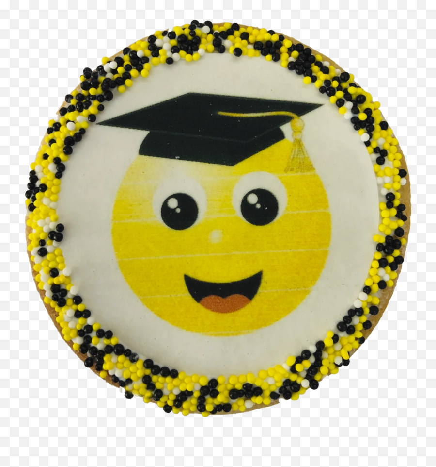 Graduation Emoji Sugar Cookies With Sprinkles - Square Academic Cap,Nut Emoji