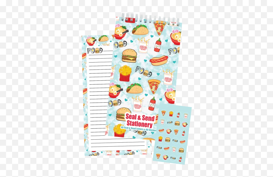 Junk Food Seal U0026 Send Stationery - Food Emoji,Seal Emoji