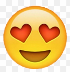 Emoji Apple Iphone Smiley Sticker - Smiling Face With Heart Eyes