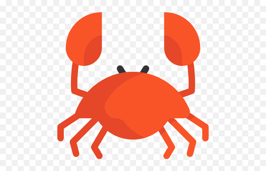Crab - Free Icon Library Transparent Background Transparent Crab Clipart Emoji,Crab Emoticon