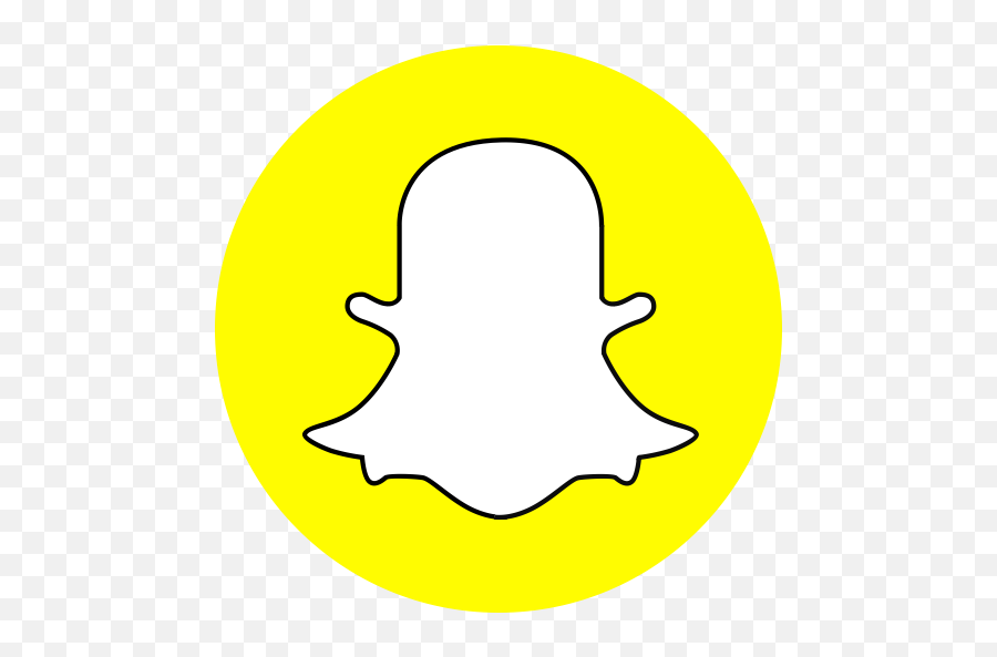 Snapchat Logo Circle Transparent Emoji,Snap Chat Emoji