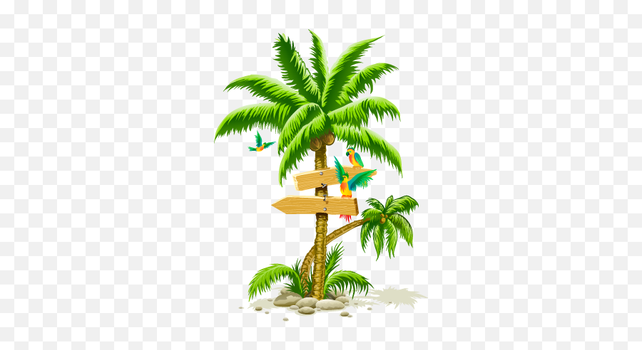Tropical Trees Clipart Png Images - Tropical Palm Trees Png Emoji,Palm Tree Emoji Png