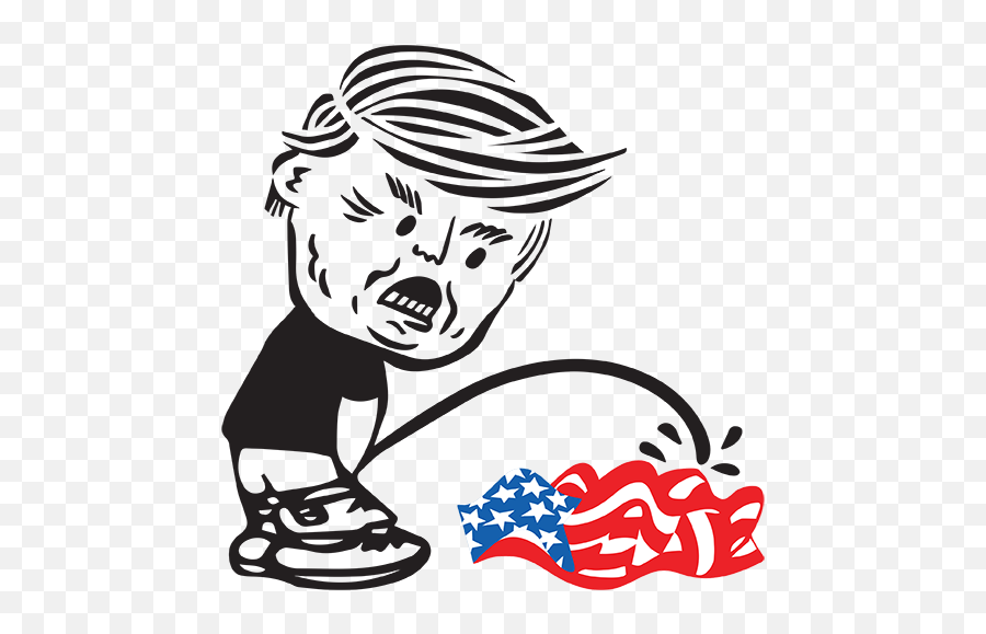 Political Emojis For The Trump Era - Piss On Democrats,Trump Emojis