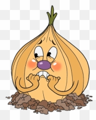 Ollie Bulb - Cuphead Potato Emoji,Onion Emoji