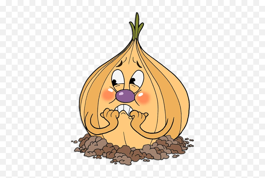 Ollie Bulb - Cuphead Potato Emoji,Onion Emoji
