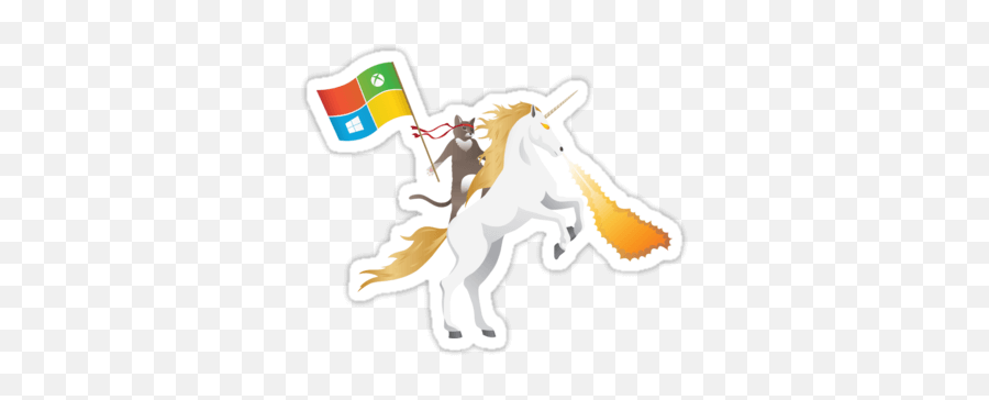 Microsoft Stickers And T - Microsoft Ninja Cat Flag Emoji,Ninja Cat Emoji