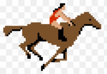 8 Bit Games Stickers For Android Ios - Horse Animation Emoji