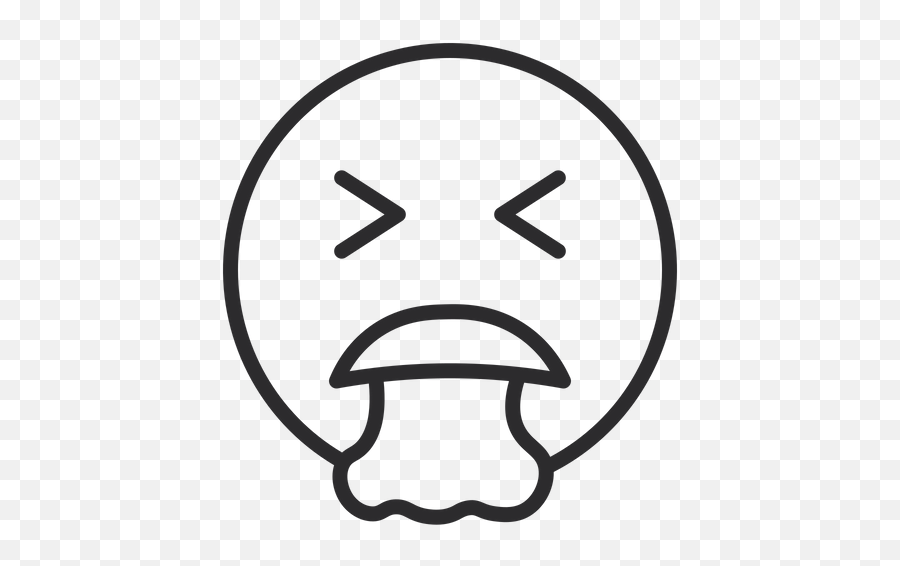 Face Vomiting - Emoji Vomit Face Svg,Emoji Vomiting