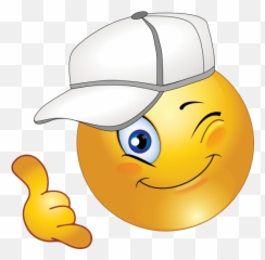 Cool Boy Call Me Smiley Emoticon Clipart - Yo Emoji