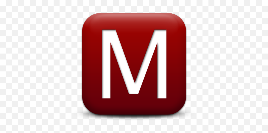 Letter M Icon At Getdrawings - Red M Icon Emoji,Letter M Emoji