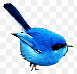 Blue Bird - Fat Bird Emoji,Bluebird Emoji