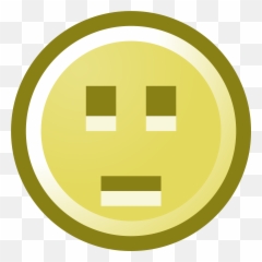 Emotionless Face Clipart Png - Aggravate Emoji