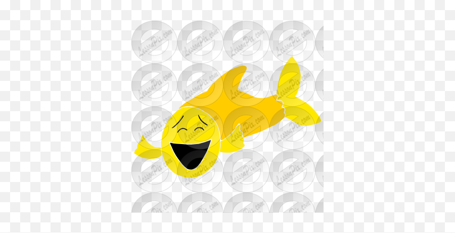 Excited Fish Stencil For Classroom Therapy Use - Smiley Emoji,Excited Emoticon