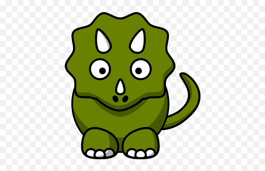 Image Of A Green Monster - Dinosaur Clipart Png Emoji,Monster Truck Emoji